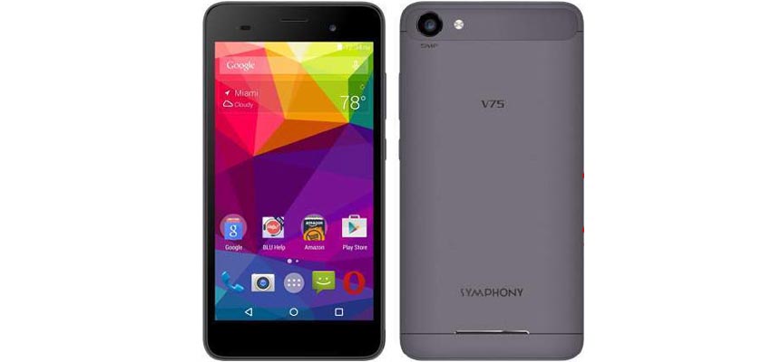 Symphony V75 (2016) Price in USA, Washington, New York, Chicago